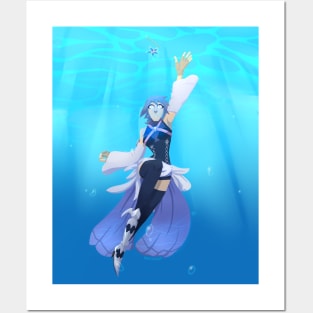 Aqua & Wayfinder Posters and Art